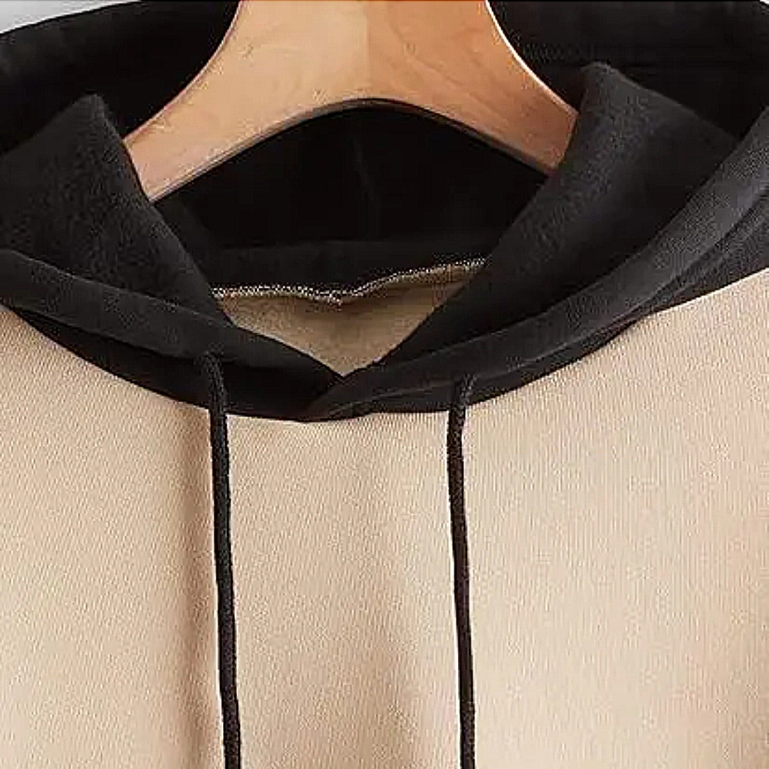 Two-Tone Hooded Sweatshirt