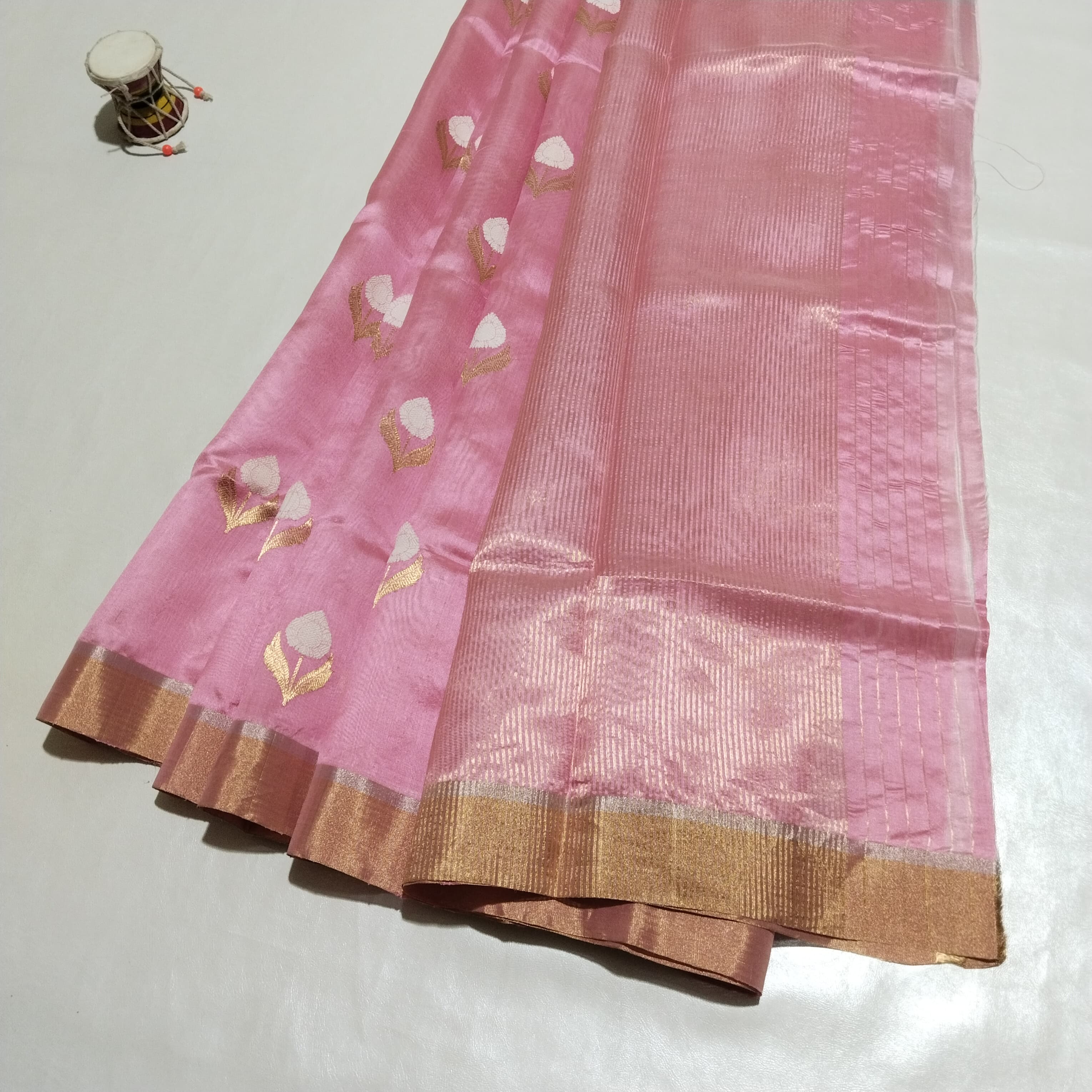 Chanderi Saree light pink