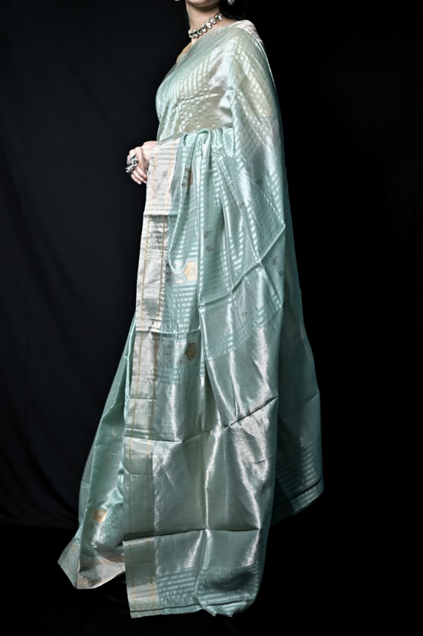 Chanderi Handwoven Silk Saree