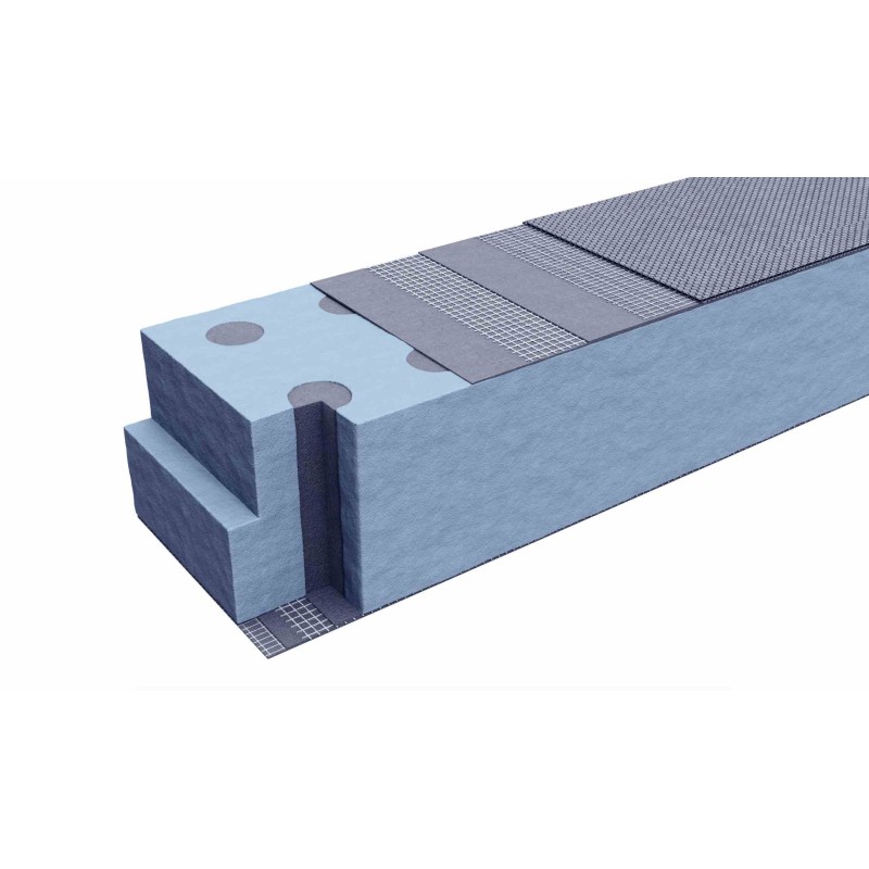 Termoizoliacinė plokštė pamatams, H53mm