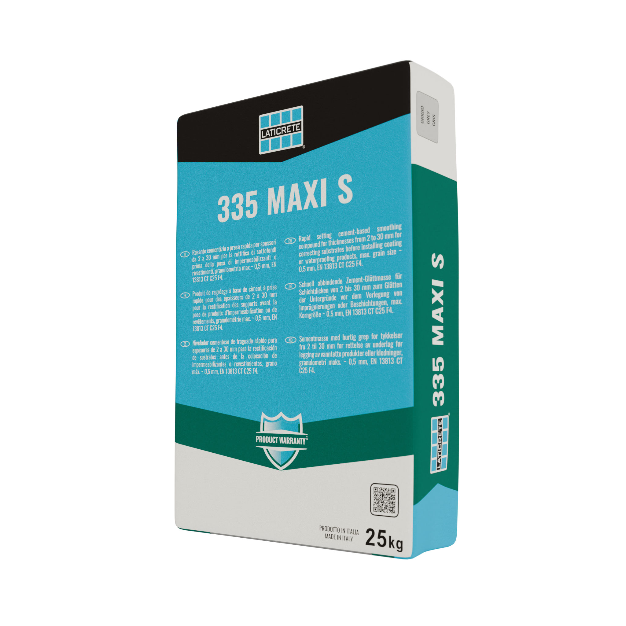 Cementiniai klijai 335 MAXI S, itin balti, 25 kg, (C2TE S1)