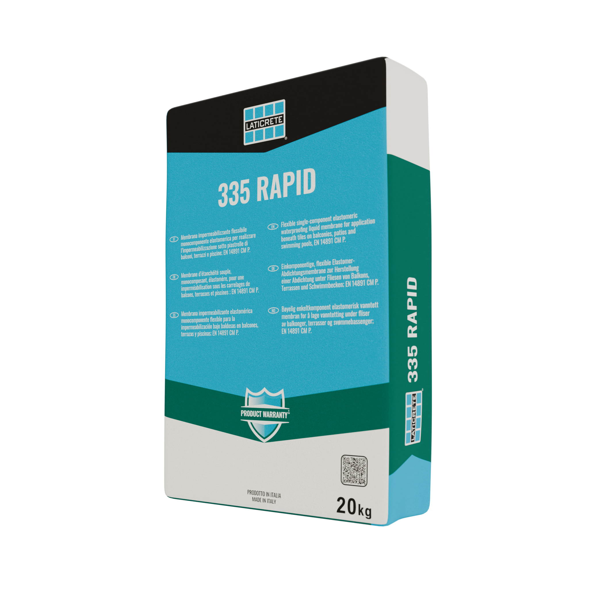 Cementiniai klijai 335 RAPID, itin balti, 20 kg, (C2FTE S1)