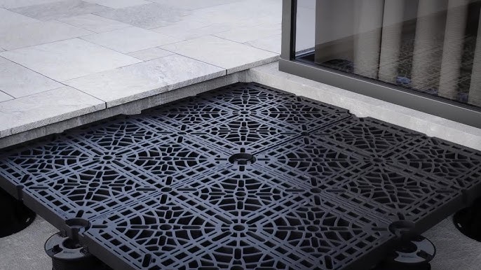 Pakeliamų grindų GROTELĖS, 496x496 mm