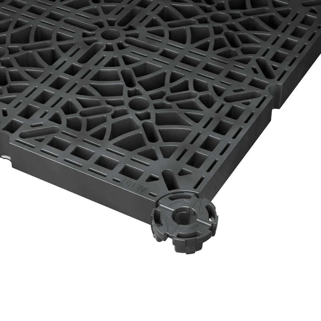 Pakeliamų grindų GROTELĖS, 496x496 mm