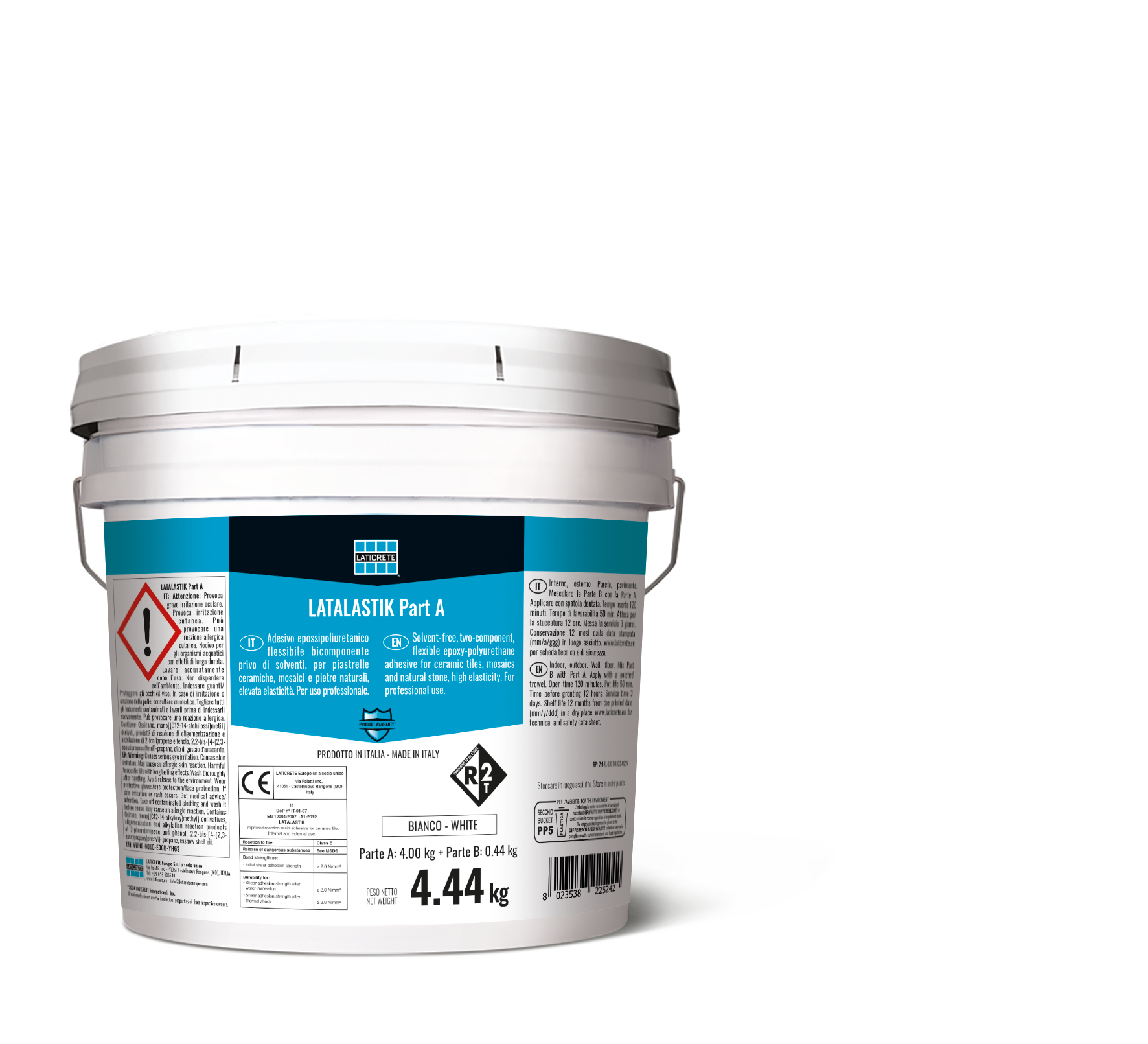 Dviejų komponentų epoksidiniai poliuretaniniai klijai LATALASTIK (A + B), 4,4kg, (R2T)