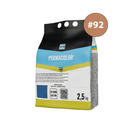 PERMACOLOR #92, cementinis glaistas plytelių tarpams glaistyti, 2.5kg.