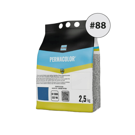 PERMACOLOR #88, cementinis glaistas plytelių tarpams glaistyti, 2.5kg.