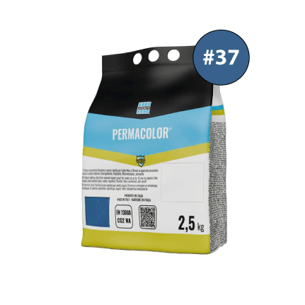 PERMACOLOR #37, cementinis glaistas plytelių tarpams glaistyti, 2.5kg.