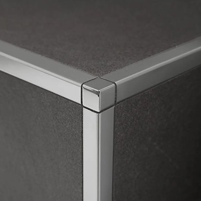 Aliuminis SILVER POLIRUOTAS, Q forma, H4.5 - 12.5mm, L2700 mm