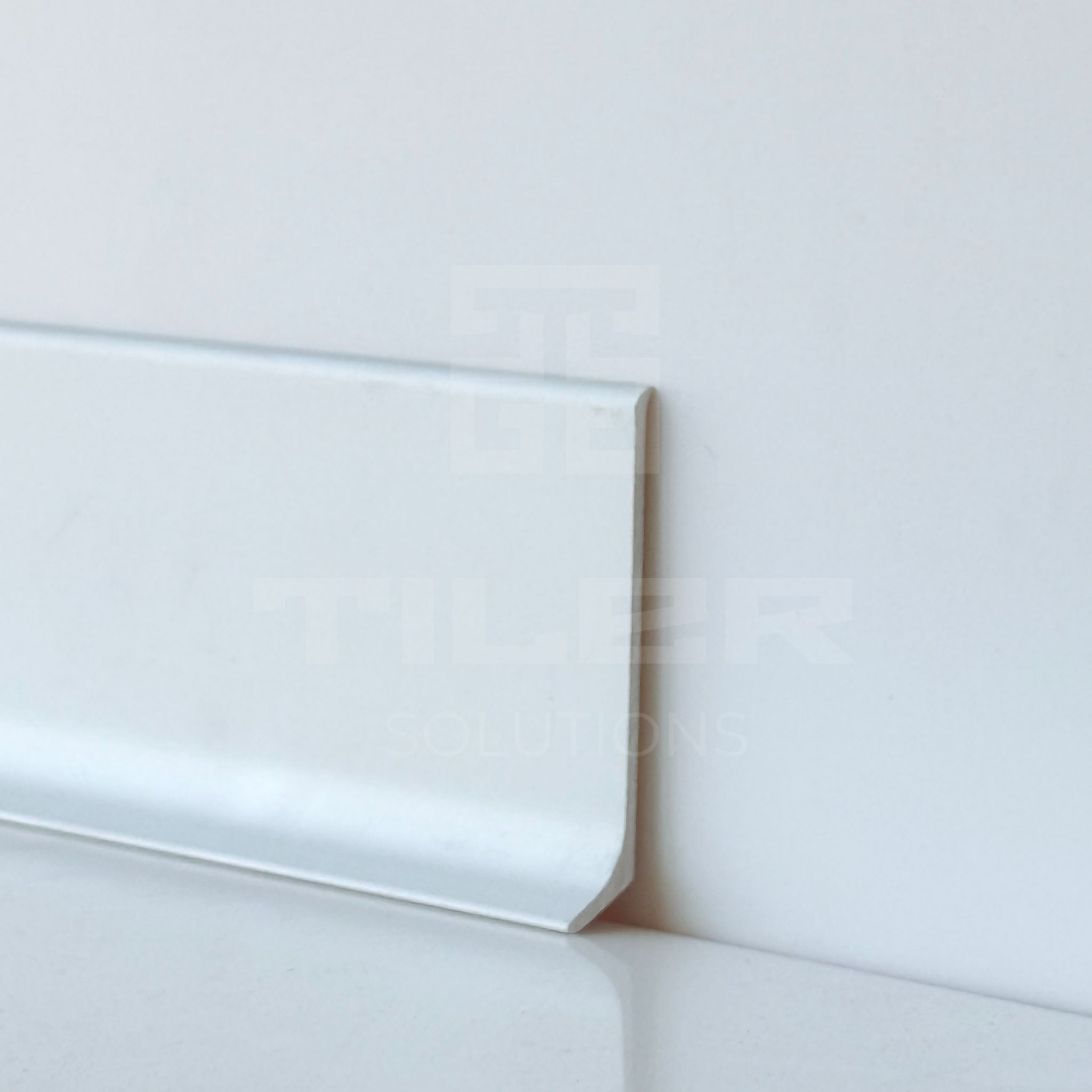 Grindjuostė METAL90, aliuminis SILVER, H40-100 mm, L2000 mm