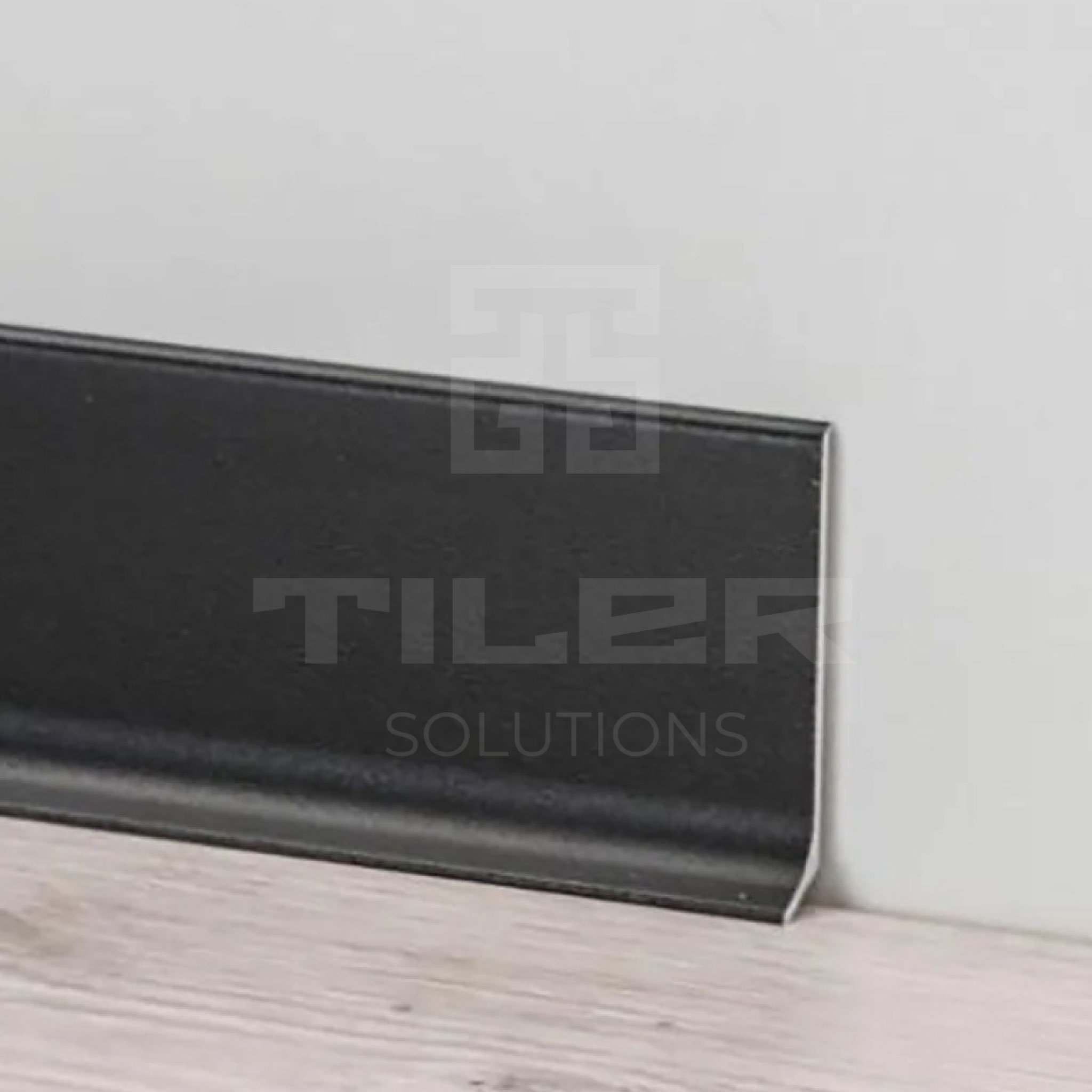 Grindjuostė METAL90, aliuminis JUODAS, H60 mm, L2000 mm