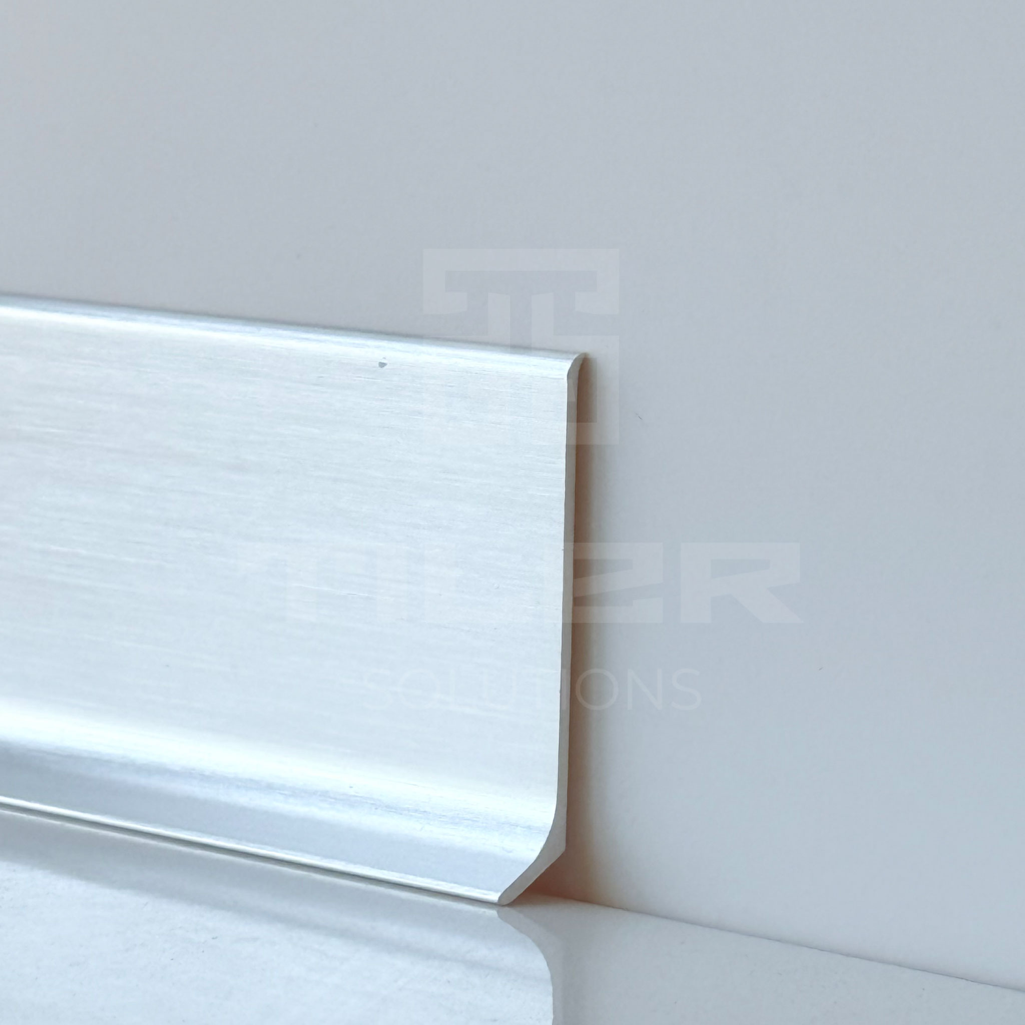 Grindjuostė METAL90, aliuminis BRUSHED SILVER, H40-80 mm, L2000 mm