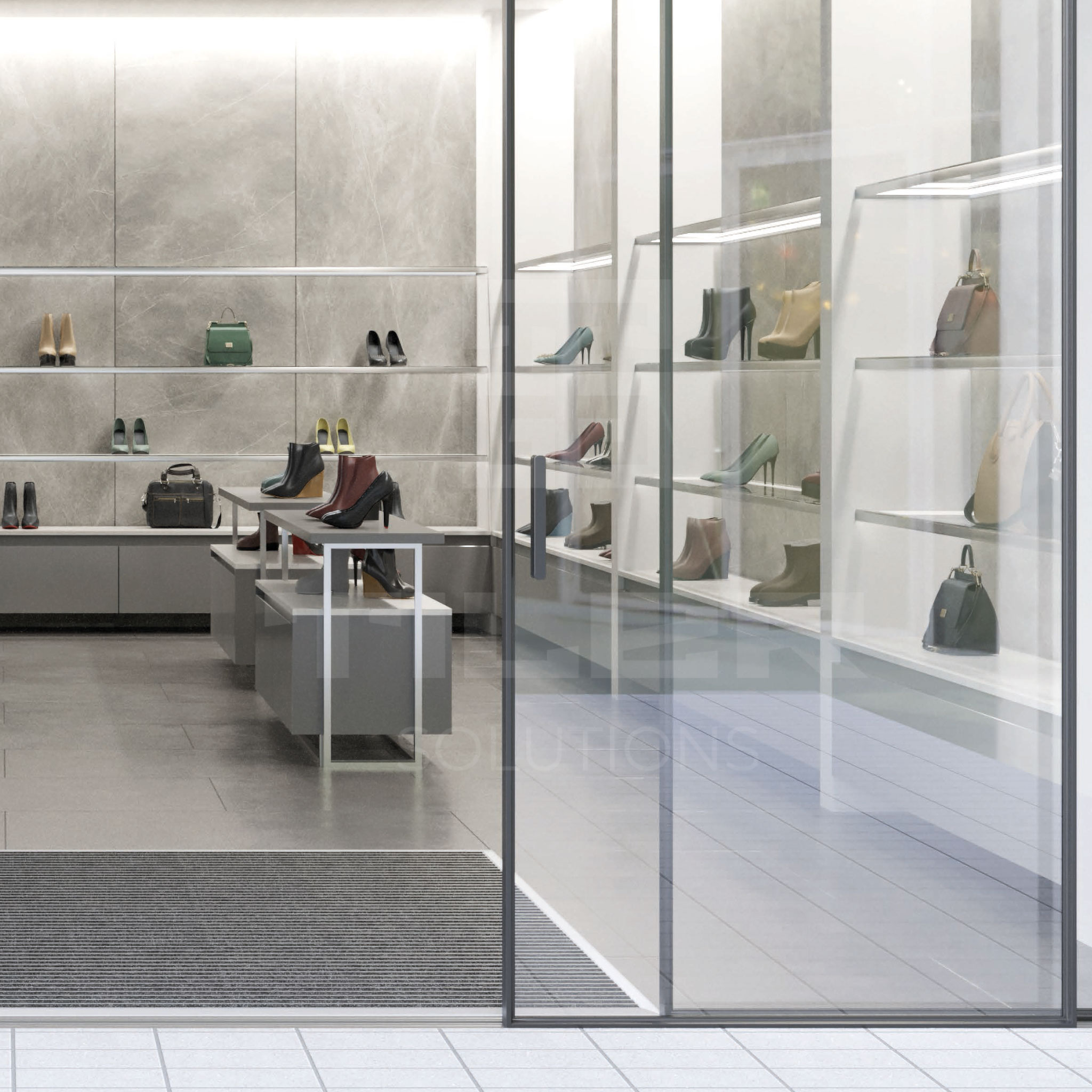 Kojų valymo sistema ZT307, aliuminis + šepečiai (JUODI), 700x395 mm, vnt.