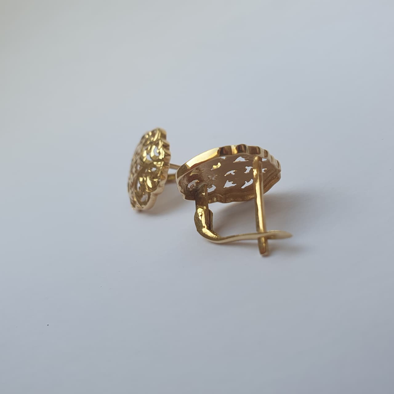 Gold Filigree Earrings