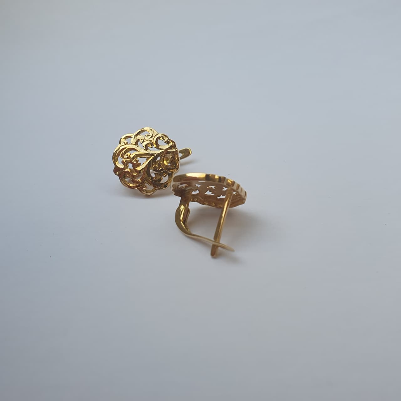 Gold Filigree Earrings