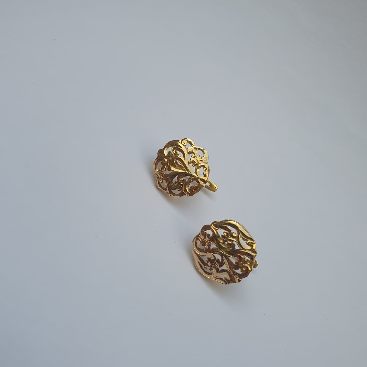Gold Filigree Earrings