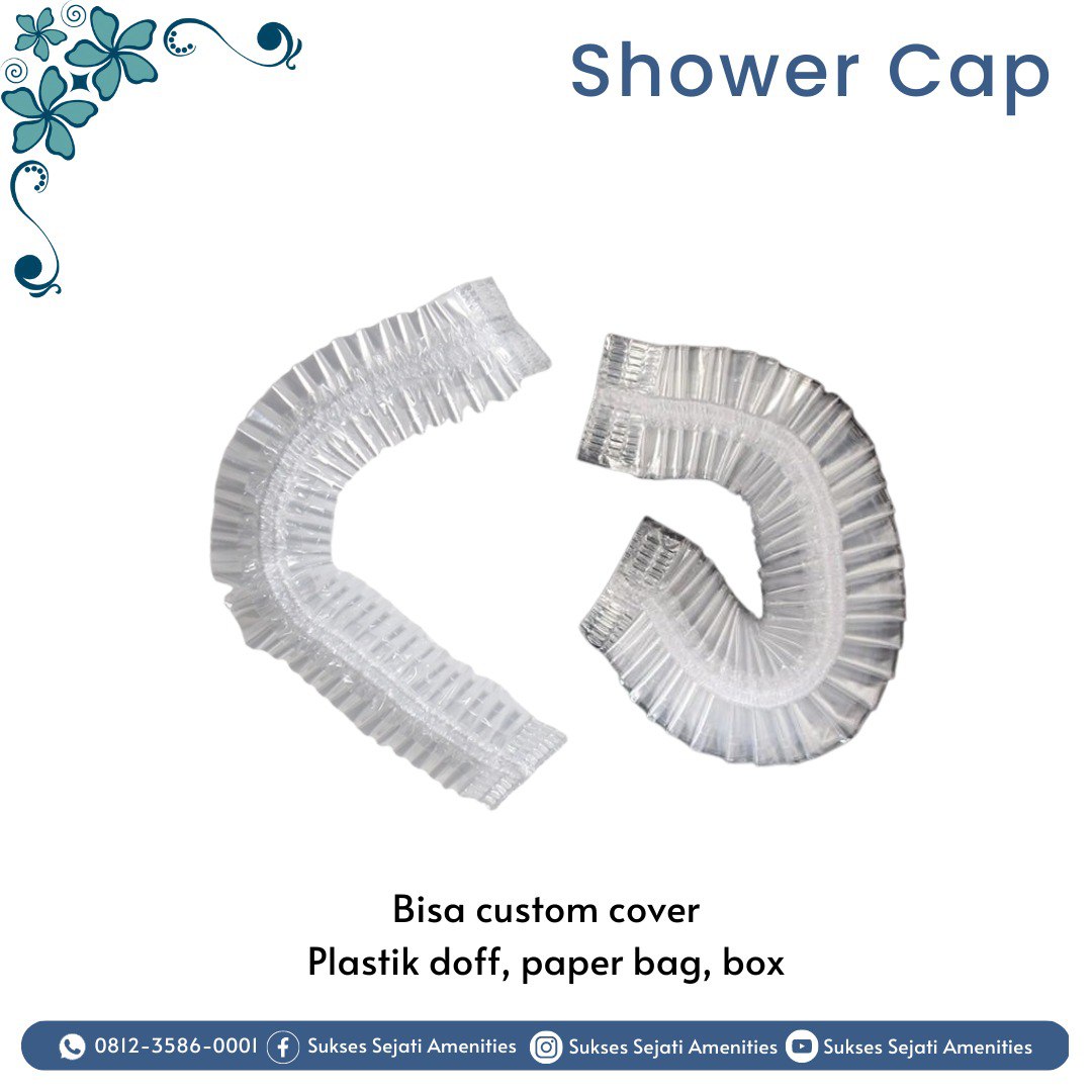 Shower Cap Hotel Atau Penutup Kepala Mandi