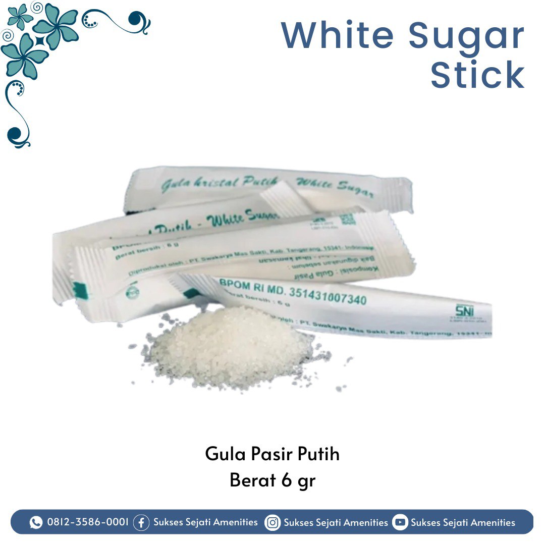 Gula Pasir Putih Stick