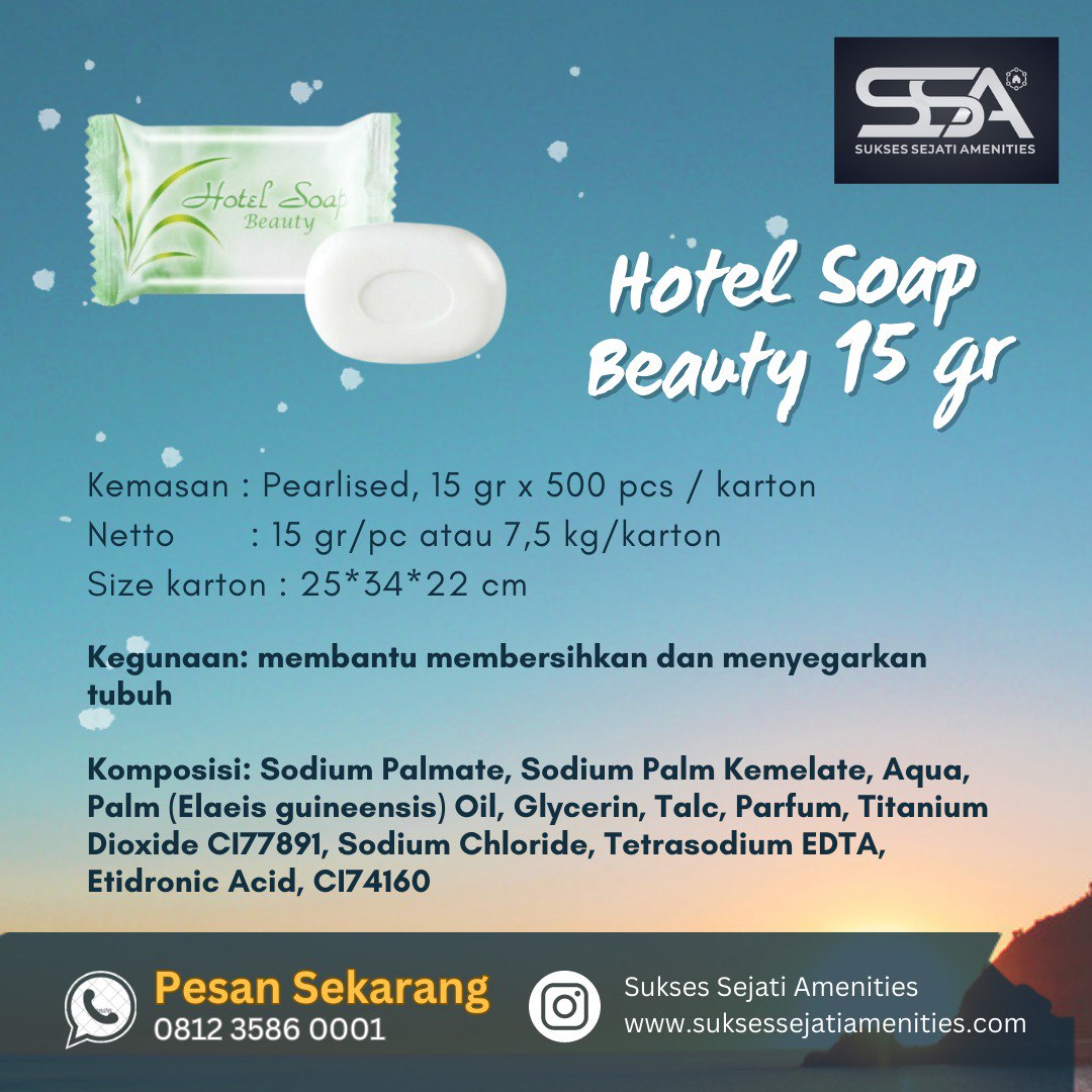 Hotel Soap Beauty 15 gr