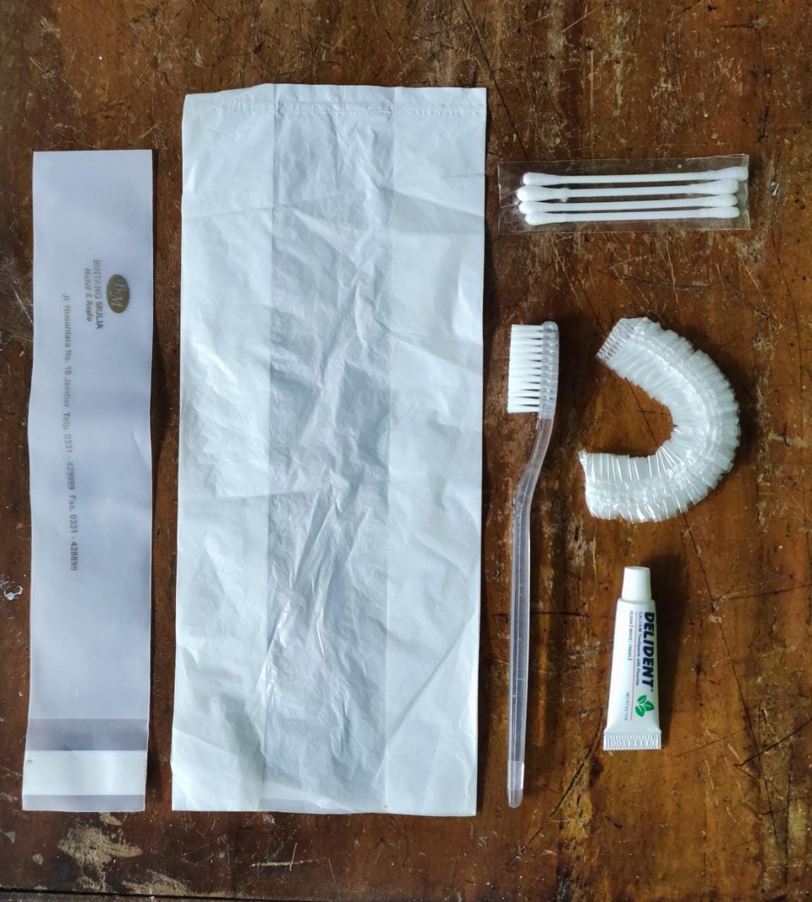 Paket perlengkapan mandi hotel