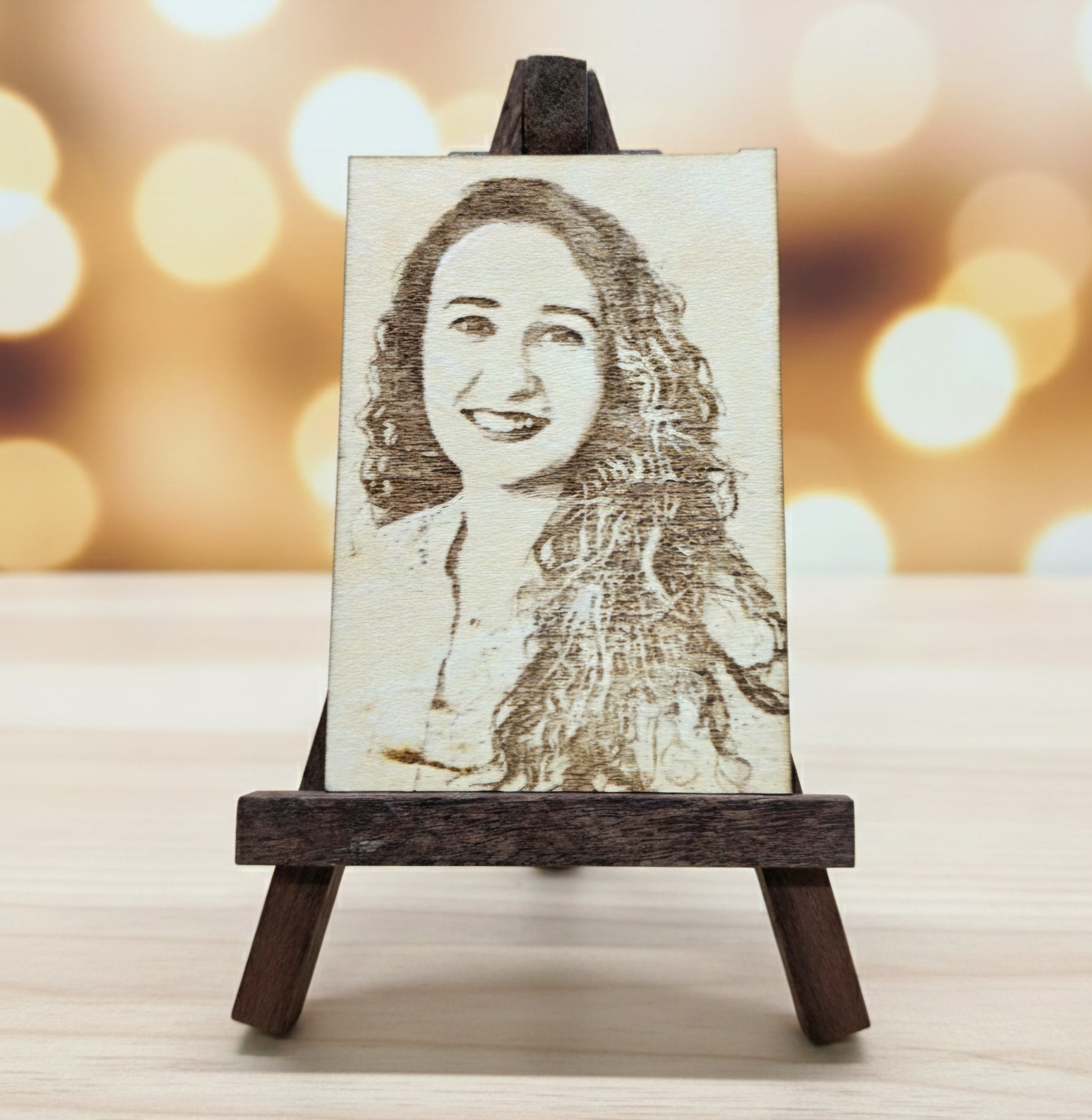 Kişiye Özel Lazer Kazıma Ahşap Fotoğraf Panosu