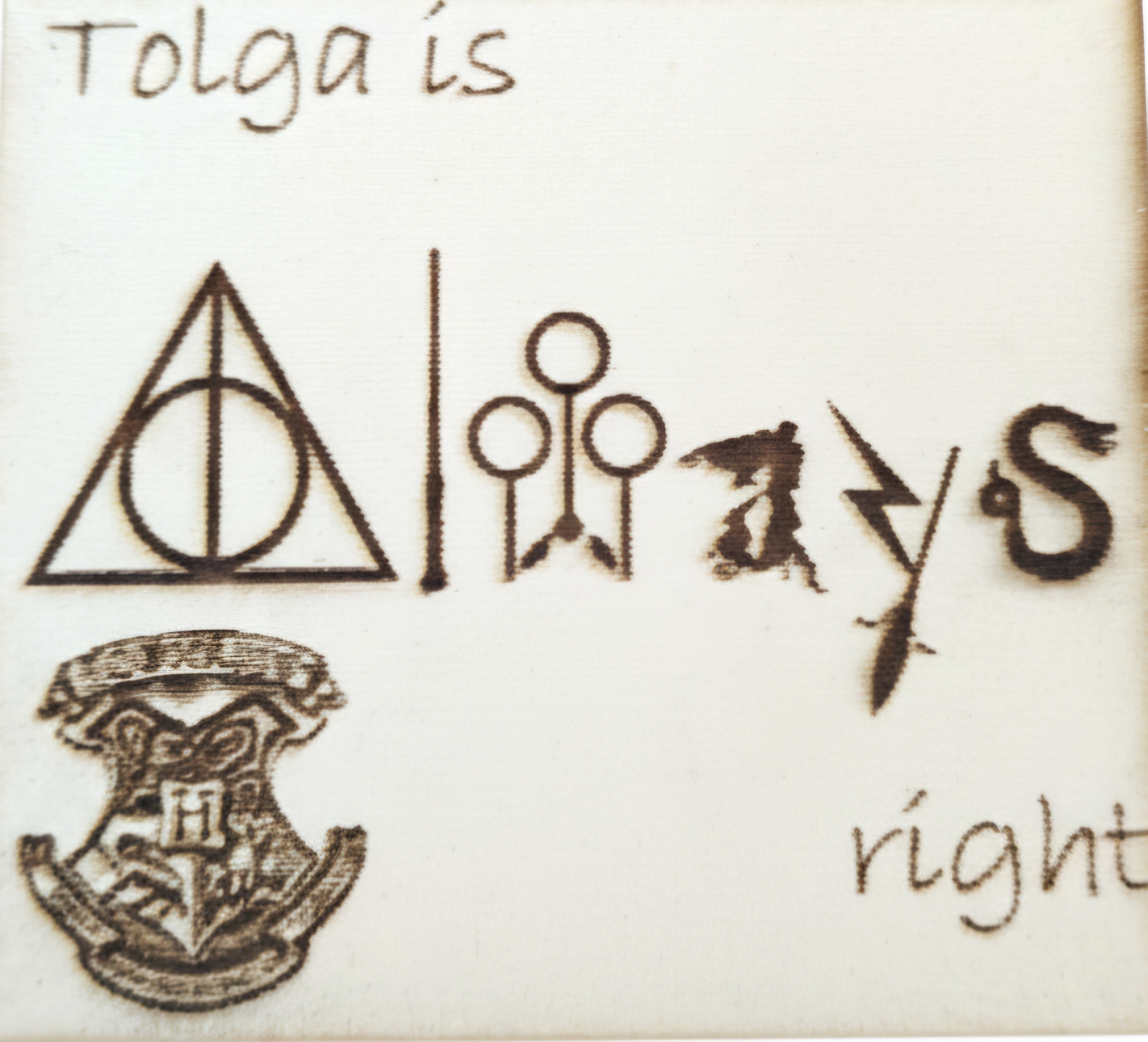 Kişiye Özel Lazer Kazıma Ahşap Fotoğraf Panosu