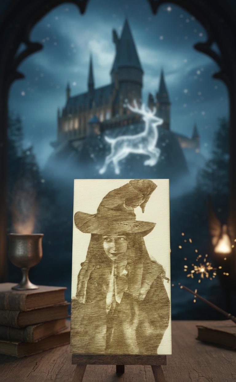 Kişiye Özel Lazer Kazıma Ahşap Fotoğraf Panosu