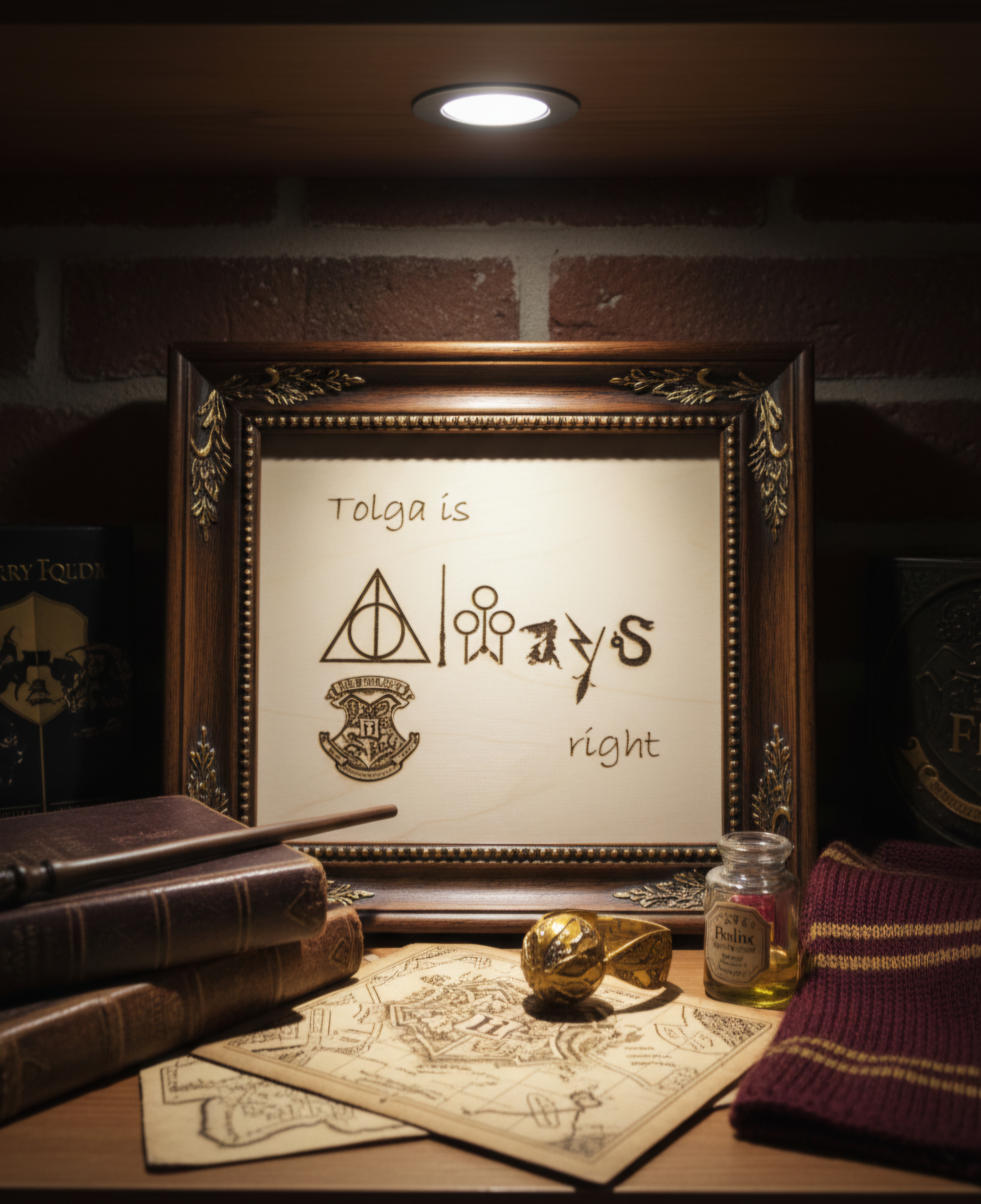 Kişiye Özel Lazer Kazıma Ahşap Fotoğraf Panosu