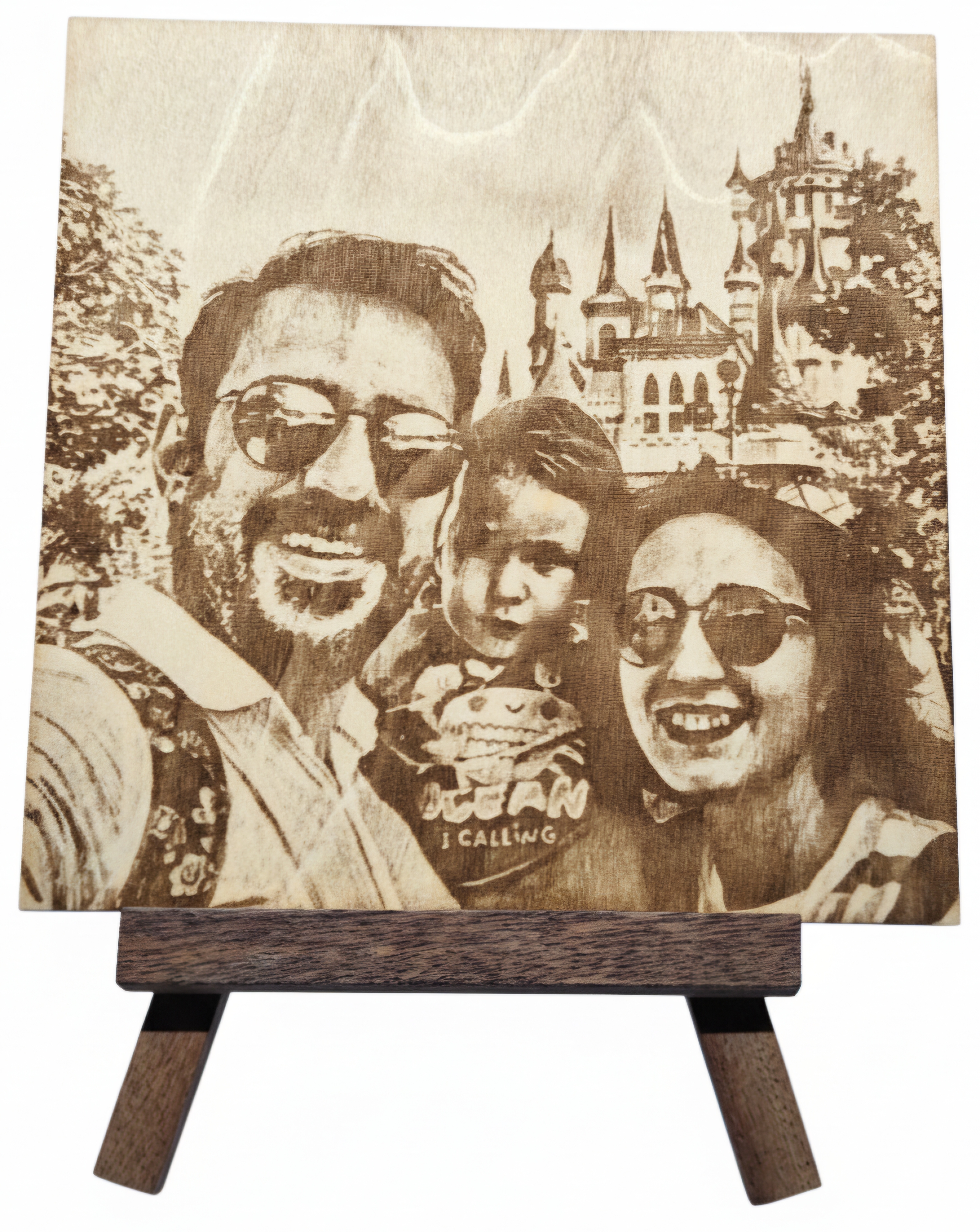 Kişiye Özel Lazer Kazıma Ahşap Fotoğraf Panosu