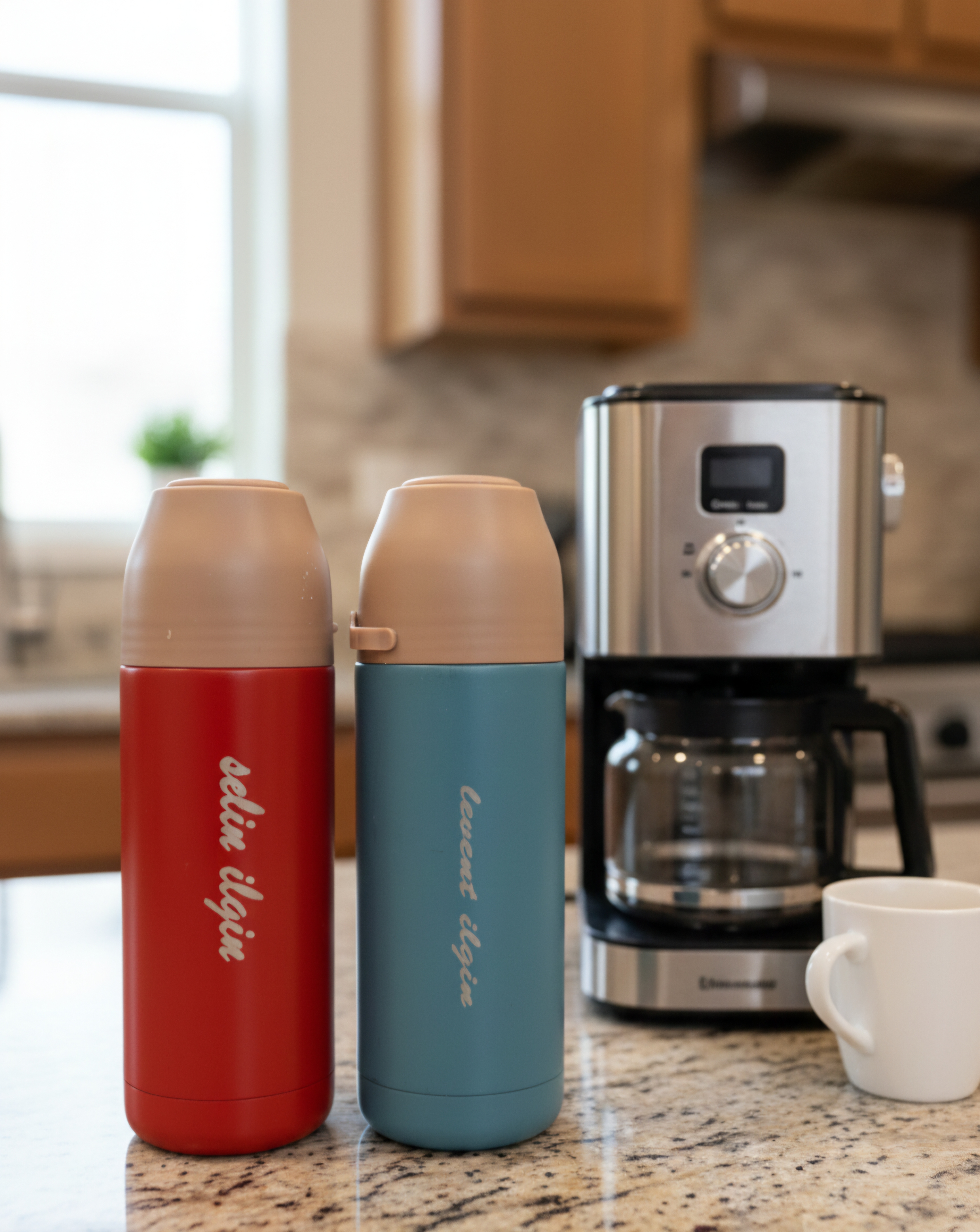 Kamp ve Doğa Severlere Özel: Lazer İsim Yazılı Kişiye Özel Termos Matara