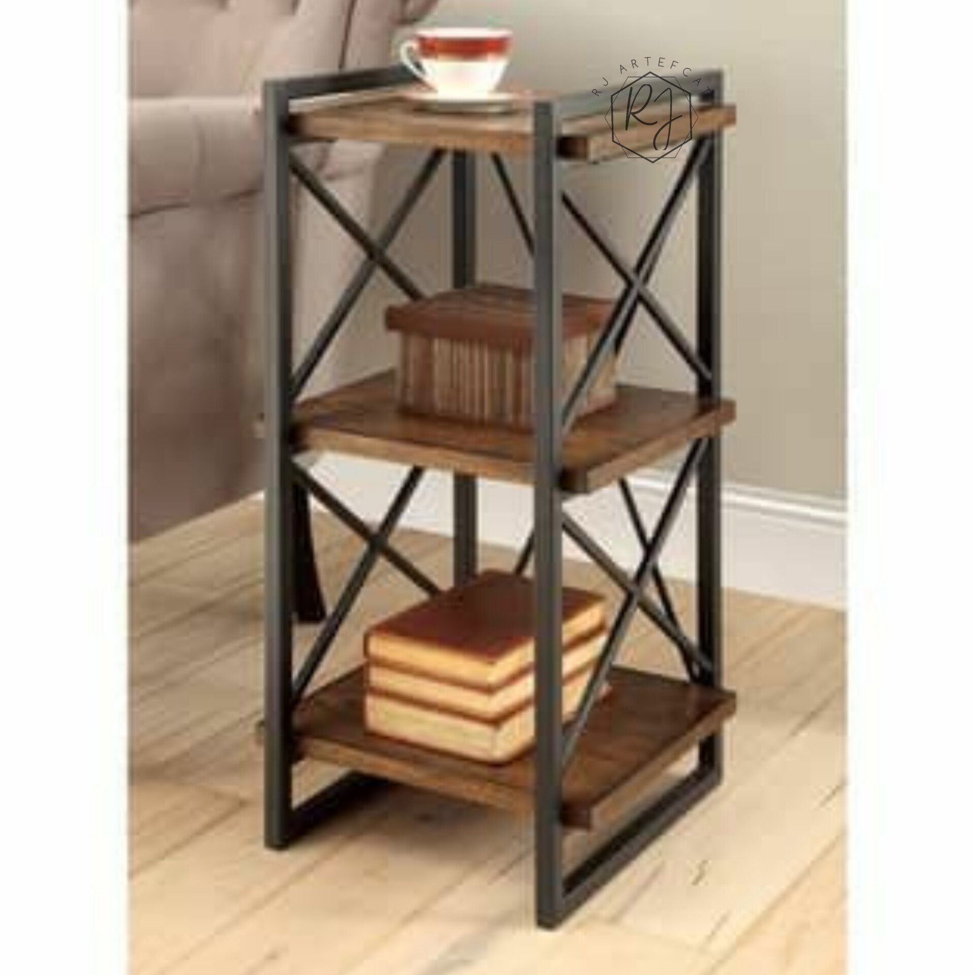 Industrial Style Side Table