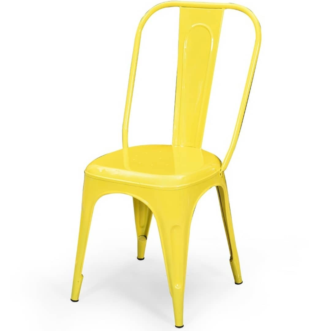 Yellow Metal Chair
