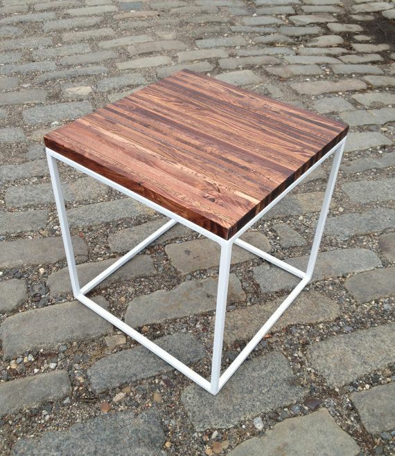 Modern minimalist wooden side table