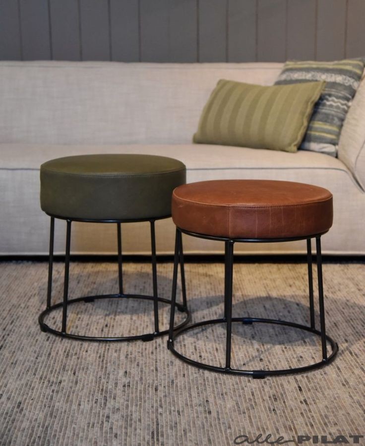 Modern Round Ottomans