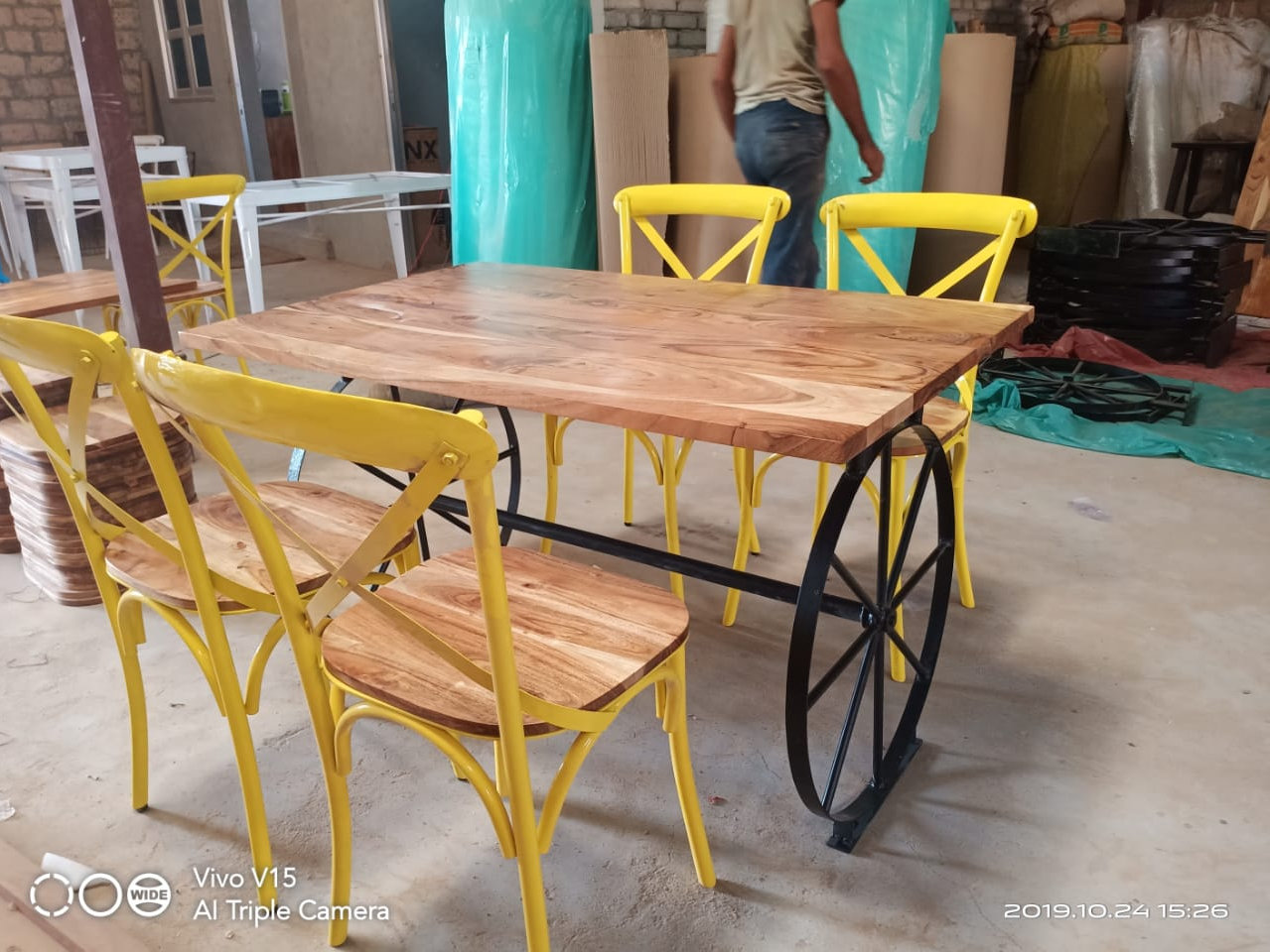 Rustic Wooden Dining Set
