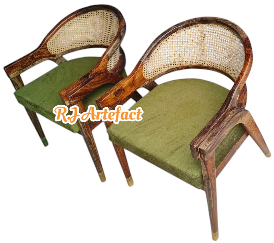 Vintage Wooden Armchairs