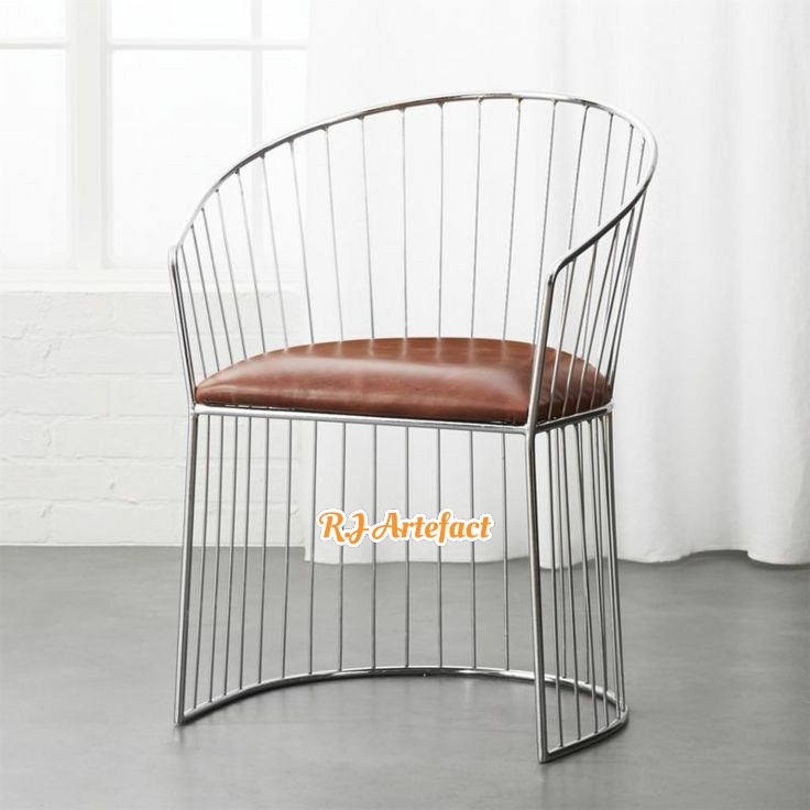 Modern Metal Wire Armchair