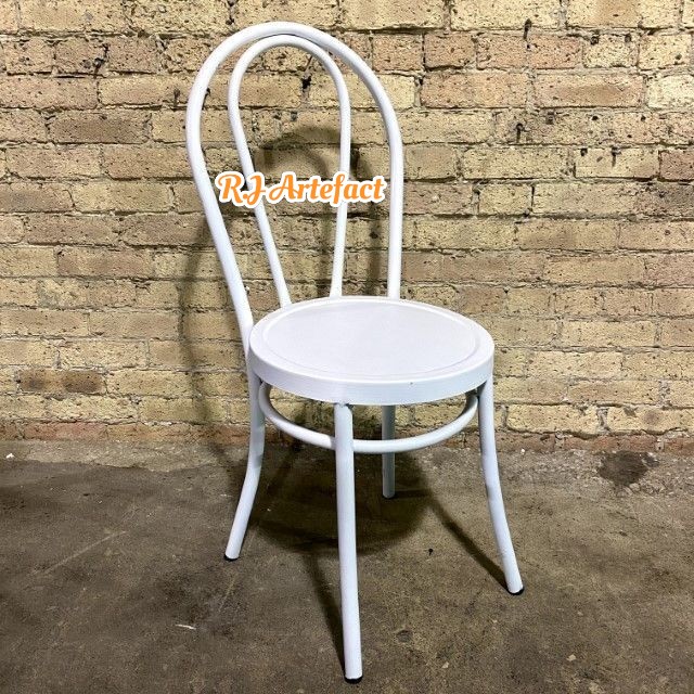 White Metal Chair