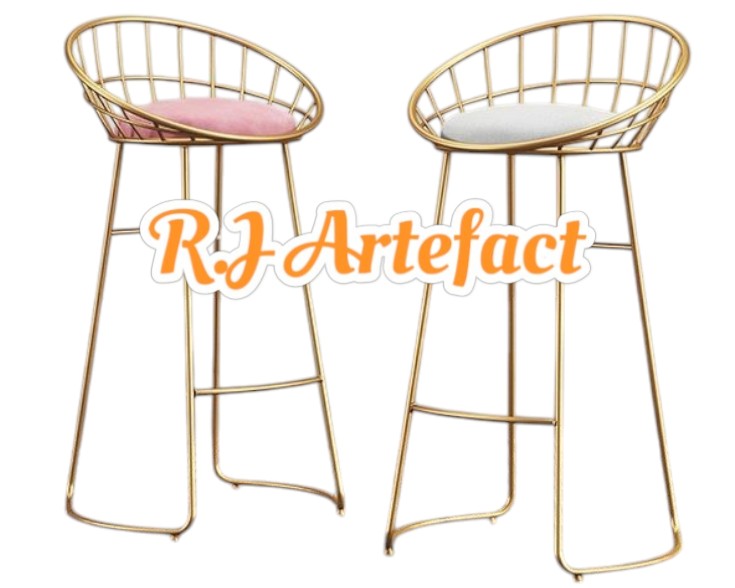 Elegant Metal Bar Stools