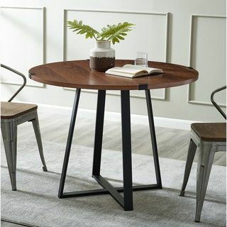 Round Wooden Dining Table