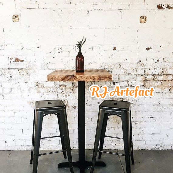 Industrial Style Table and Stools