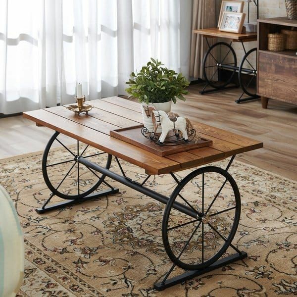 Rustic Wooden Coffee Table