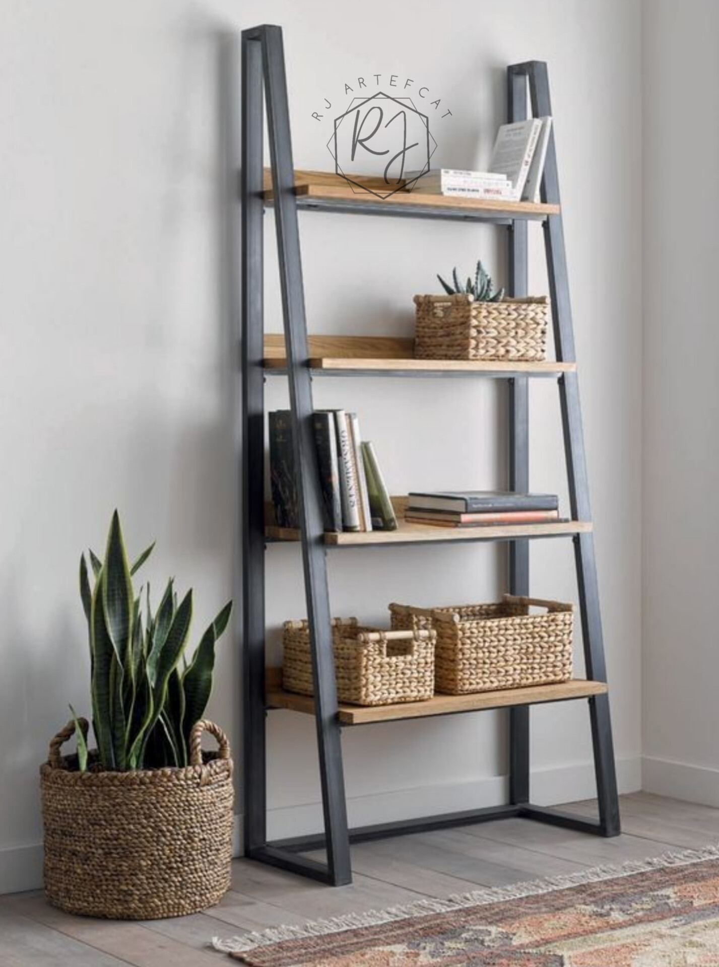 Modern Ladder Bookshelf