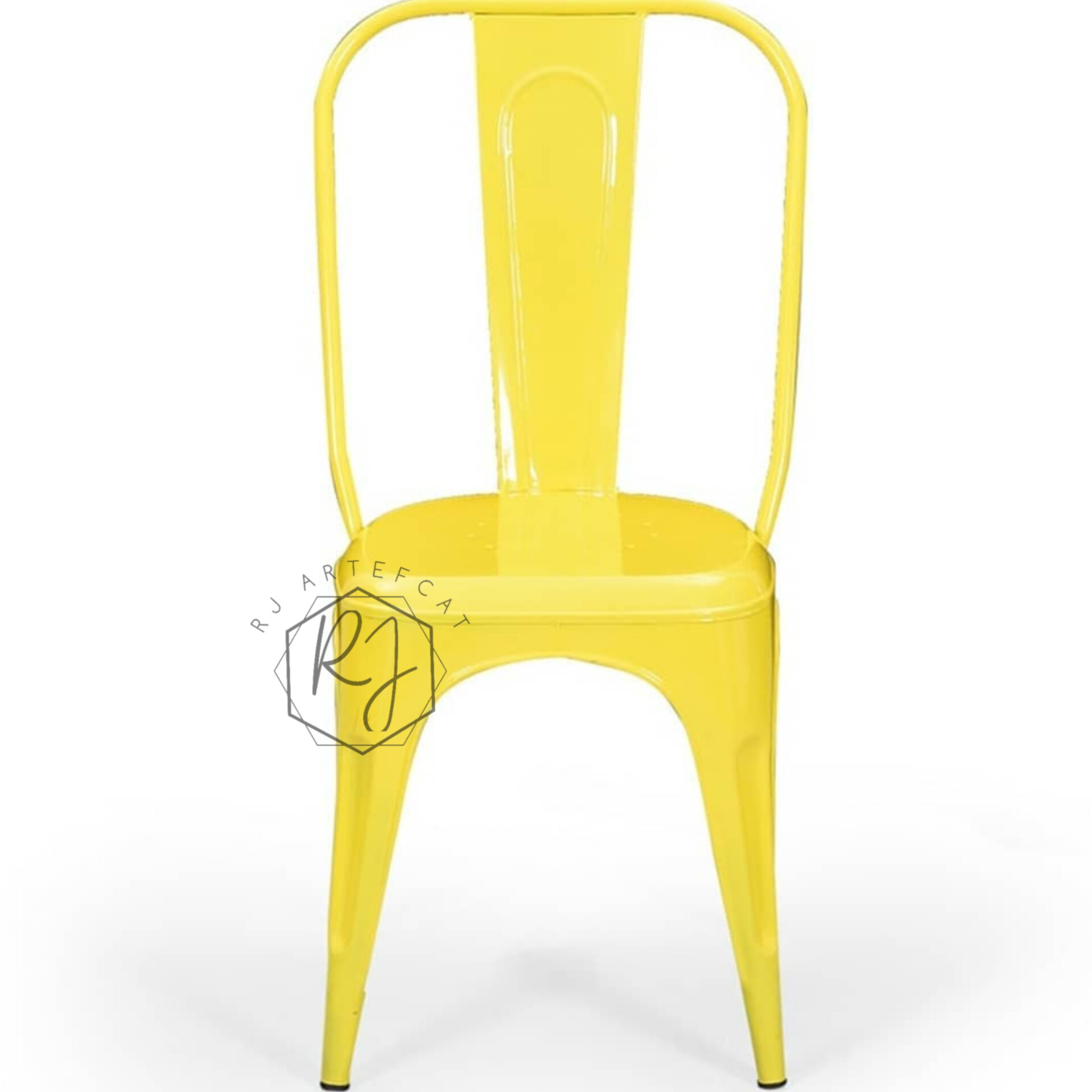 Yellow Metal Chair