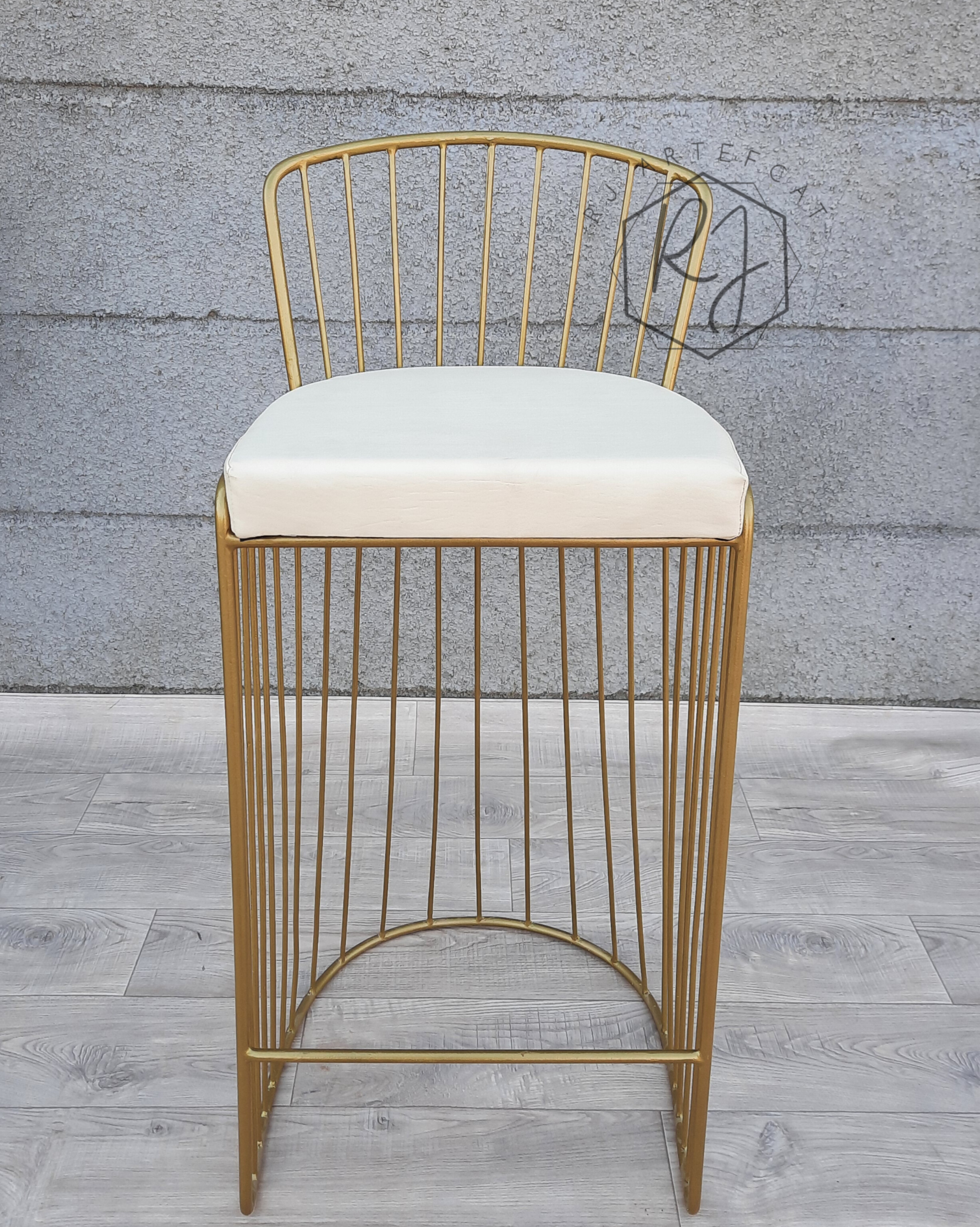 Modern Gold Bar Stool