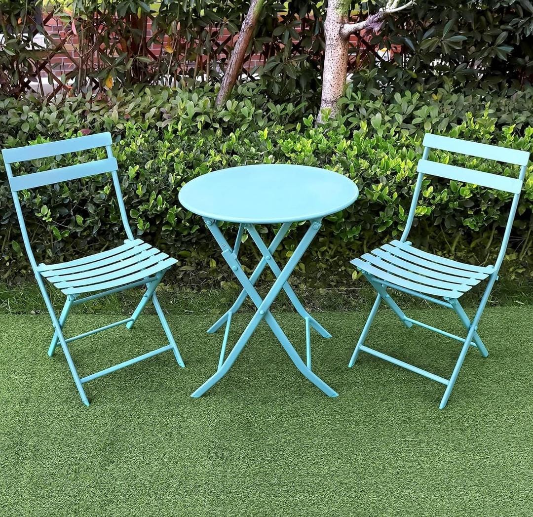 Outdoor Bistro Set metal chair