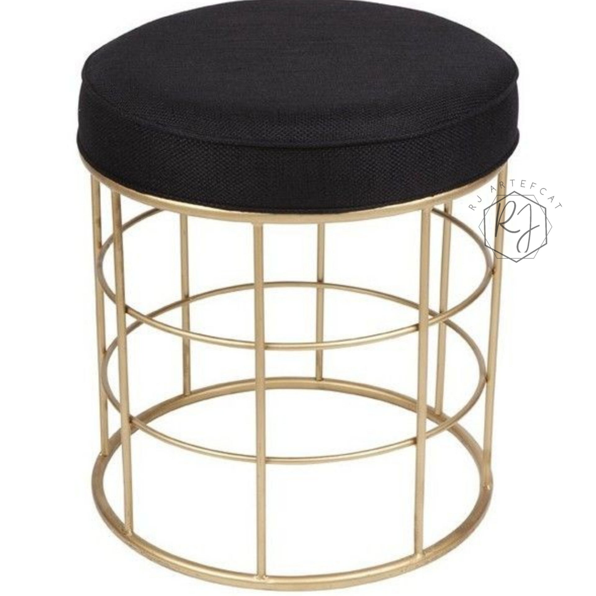 Modern Round Ottoman