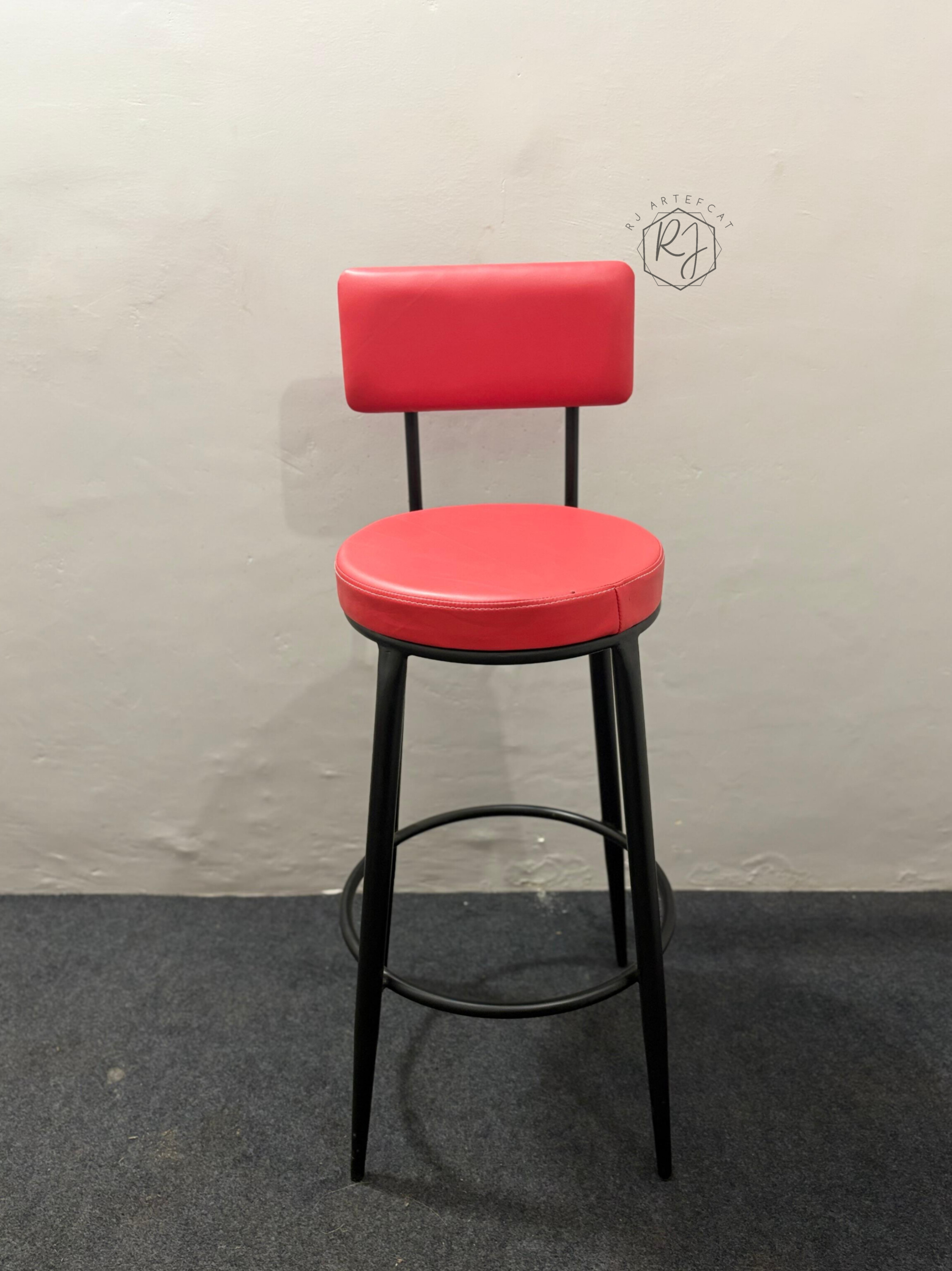 Red Bar Stool