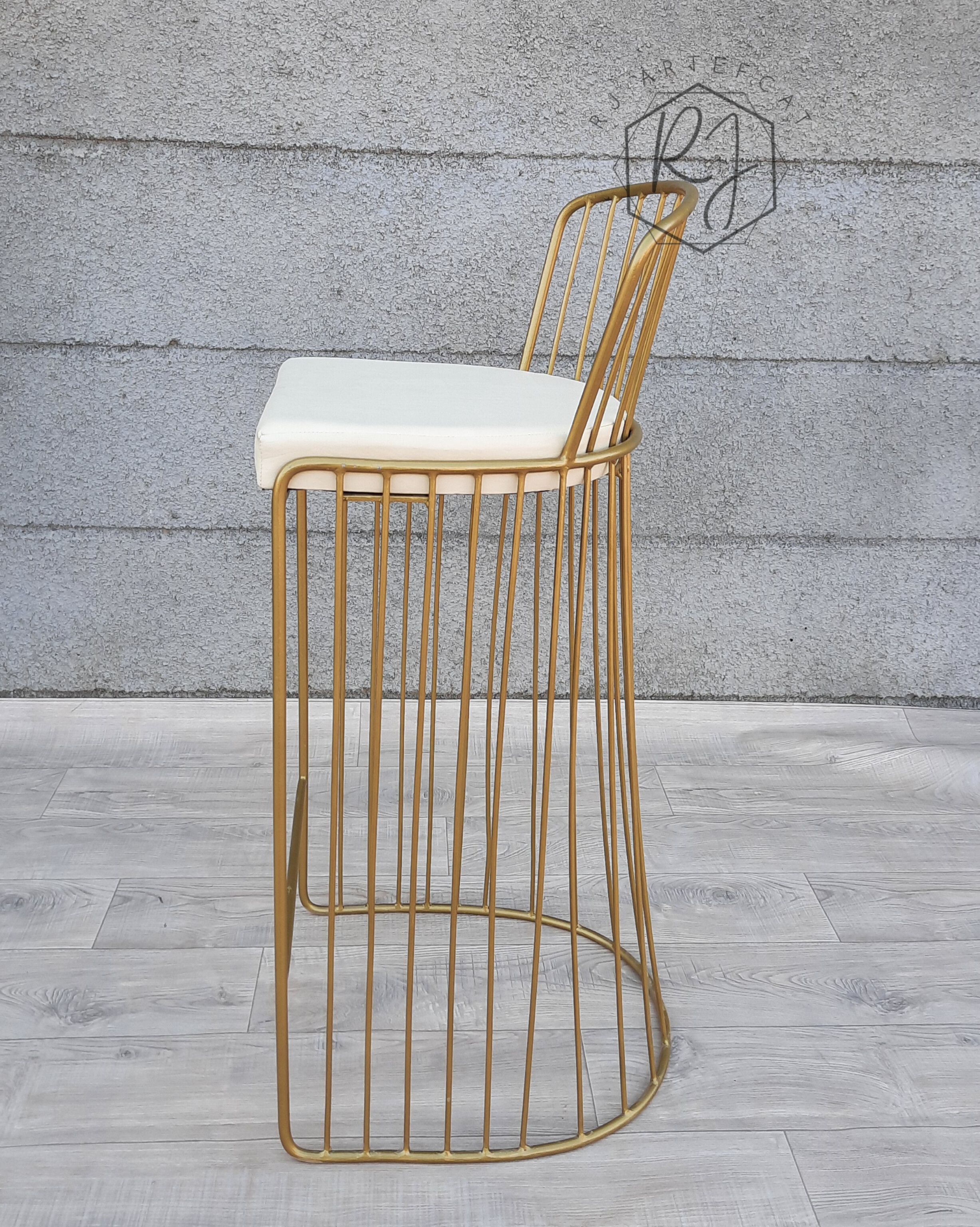 Modern Gold Bar Stool