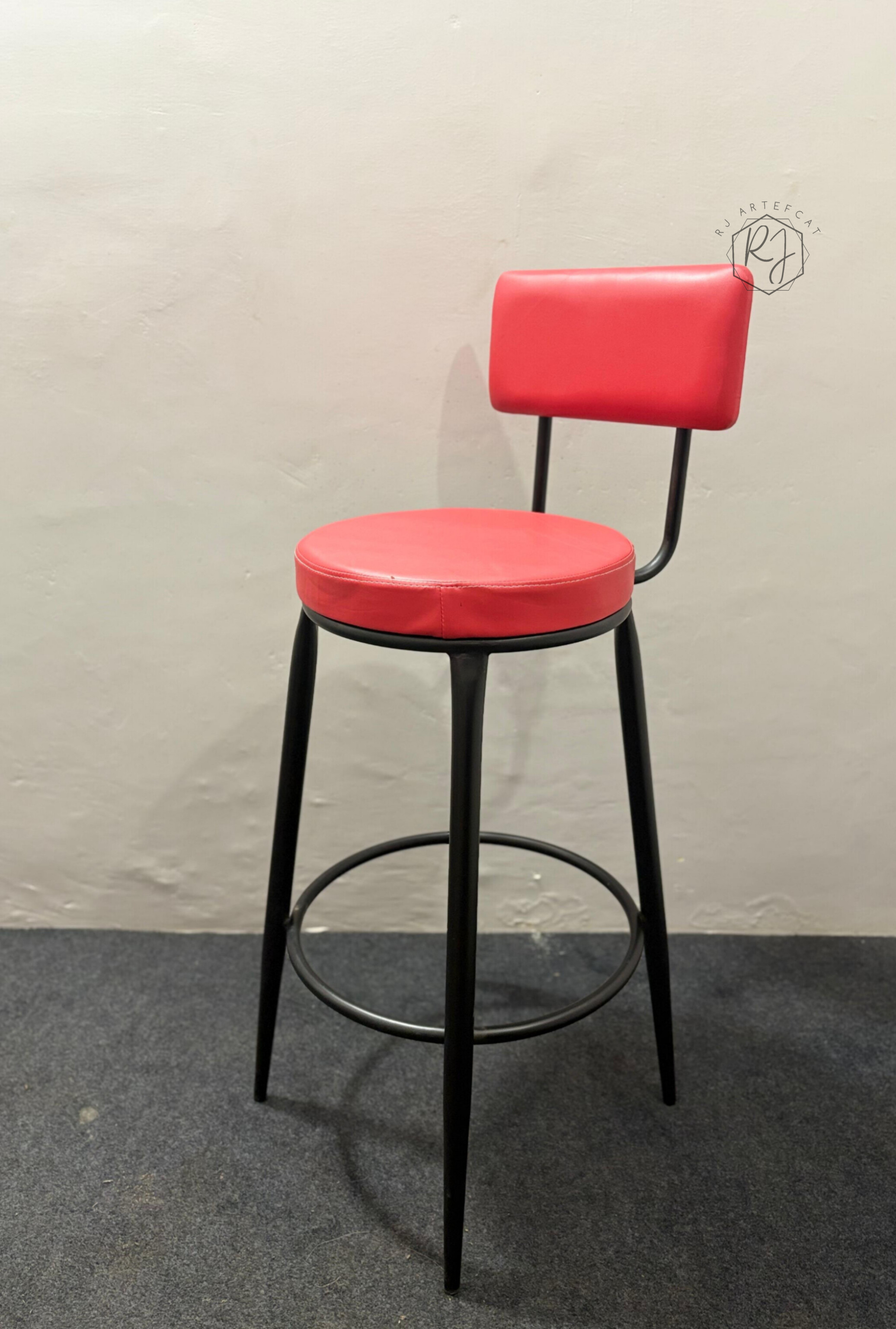 Red Bar Stool